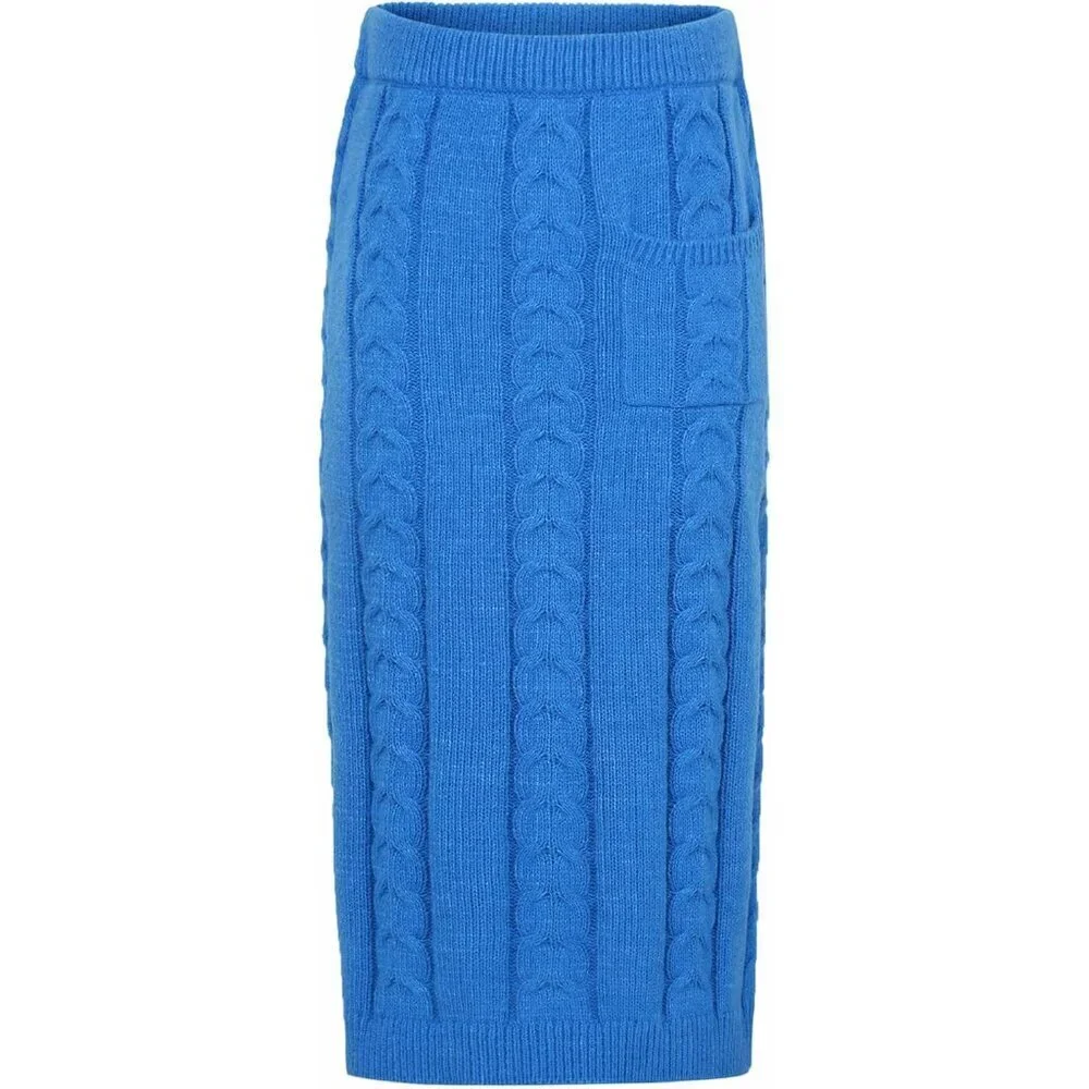 Women's Winter Knit Sweater Set Long Skirt Casual Street Office Outfit